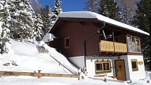 Vergrößern / Details: Zirmach Hütte im Winter